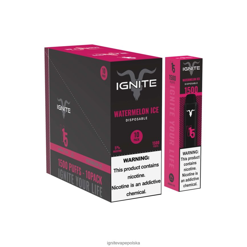 Ignite E Papieros Cena | IGNITE V15 vape pen 10 szt lód jagodowy 0648NZ97
